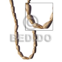 Natural wood teardrop burning