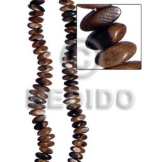 Tiger camagong slidecut wood beads