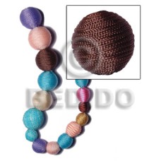 25mm natural white round wood