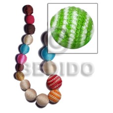 10mm natural white round wood