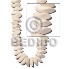 Natural white wood slidecut 27mmx10mmx9mm