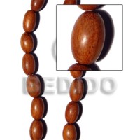 Imitation bayong oval wood beads