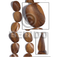 30mmx40mmx6mm robles wood twisted