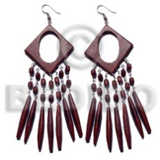 Dangling 35mm diamond reddish brown Dangling 35mm diamond reddish brown