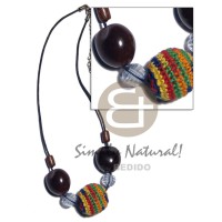 20mm round wood beads in