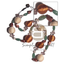 9pcs. wrapped 20mm round wood 9pcs. wrapped 20mm round wood