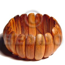 Elastic bayong wood bracelet