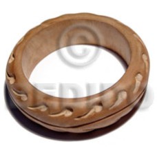 Ambabawod round wood bangle Ambabawod round wood bangle