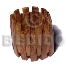 Robles wood elastic bangle