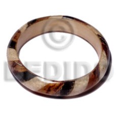 Wood bangle laminated buri raffia tinalak Wood bangle laminated buri raffia tinalak