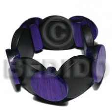 Elastic overlapping round wood