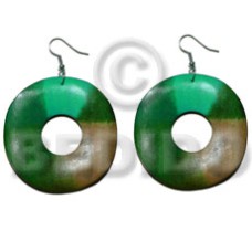 Dangling 35mm round wavy wood Dangling 35mm round wavy wood