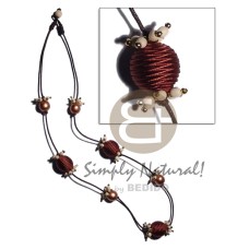 20mm wrapped wood beads 20mm wrapped wood beads