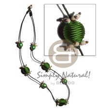 20mm wrapped wood beads 20mm wrapped wood beads