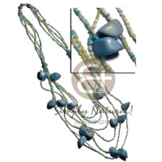 6 rows graduated glass beads 6 rows graduated glass beads