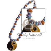 White rose wood beads 4-5mm coco pokalet