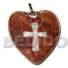 60mm textured heart bayong wood 60mm textured heart bayong wood