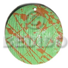 Textured marbled light green round Textured marbled light green round